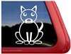 Stick Dog Window Decal