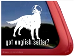 English Setter Window Decal