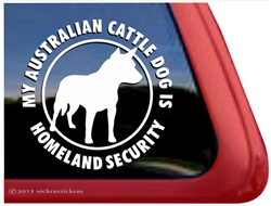 Australian Cattle Dog Window Decal