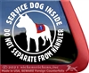 Australian Cattle Dog Heeler Service Dog Car Truck Window Decal Sticker