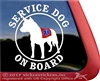 Australian Cattle Dog Heeler Service Dog Car Truck Window Decal Sticker