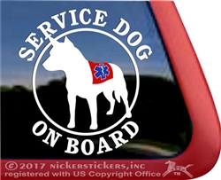 Australian Cattle Dog Heeler Service Dog Car Truck Window Decal Sticker