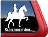 Saddlebred Horse Trailer Window Decal