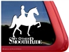 Saddlebred Horse Trailer Window Decal