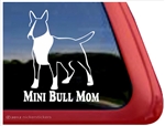 Mini Bull Terrier Window Decal