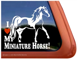 Miniature Pinto Window Decal