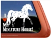 Miniature Appaloosa Window Decal