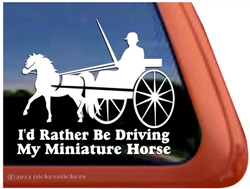 Miniature Driving Window Decal