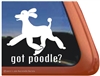 Got Poodle Trotting Dog iPad Car Truck Window Decal Sticker