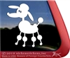 Custom Stick Poodle Dog Car Truck iPad RV Window Decal Sticker