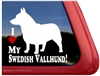 Swedish Vallhund Window Decal