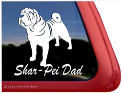Shar-Pei Window Decal