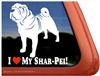 Shar-Pei Window Decal