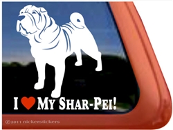 Shar-Pei Window Decal