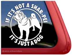 Shar-Pei Window Decal