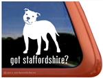 Staffordshire Terrier Window Decal