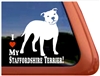 Staffordshire Terrier Window Decal