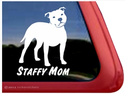 Staffordshire Terrier Window Decal