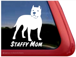 Staffordshire Terrier Window Decal