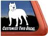 Staffordshire Terrier Window Decal