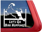 English Shepherd Agility Window Decal