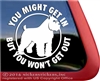 Bouvier des Flandres Guard Dog Car Truck RV Window Decal Sticker