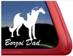 Borzoi Window Decal