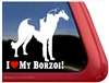 Borzoi Window Decal