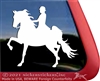 Custom Tennessee Walking Horse Trailer Window Decal Sticker