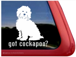 Cockapoo Window Decal