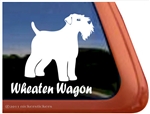 Wheaten Terrier Dog Car Truck RV Window Decal Sticker