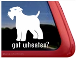 Wheaten Terrier Window Decal