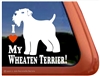 Wheaten Terrier Window Decal