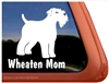 Wheaten Mom Wheaten Terrier Dog Car Truck RV Window Decal Sticker