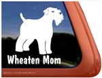 Wheaten Mom Wheaten Terrier Dog Car Truck RV Window Decal Sticker