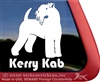 Kerry Blue Terrier Dog Car Truck RV Window Decal Sticker