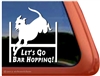 Italian Greyhound Agility Dog Window Decal