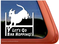 Italian Greyhound Agility Dog Window Decal