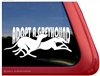 Adopt a Greyhound Dog iPad Car Truck RV Window Decal Sticker