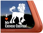 Chinese Crested Window Decal