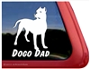 Dogo Dad Dogo Argentino Dog Car Truck RV Window Decal Sticker
