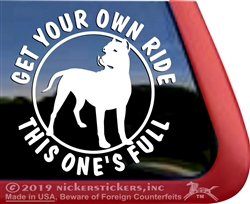 Dogo Dog Dogo Argentino Dog Car Truck RV Window Decal Sticker