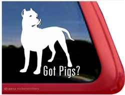 Dogo Argentino Window Decal