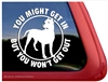 Dogo Argentino Window Decal