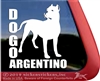 Dogo Argentino Dog Car Truck RV Window Decal Sticker