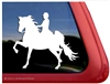 Saddlebred Horse Trailer Window Decal