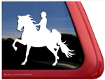 Saddlebred Horse Trailer Window Decal