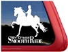 Saddlebred Horse Trailer Window Decal