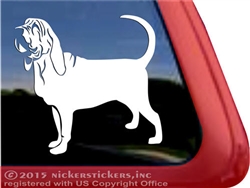 Custom Bloodhound Dog Car Truck RV Window Decal Sticker