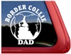 Border Collie Window Decal